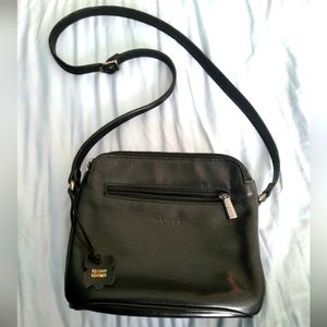 Santi Leather 3-Compartments Crossbody Shoulder Bag